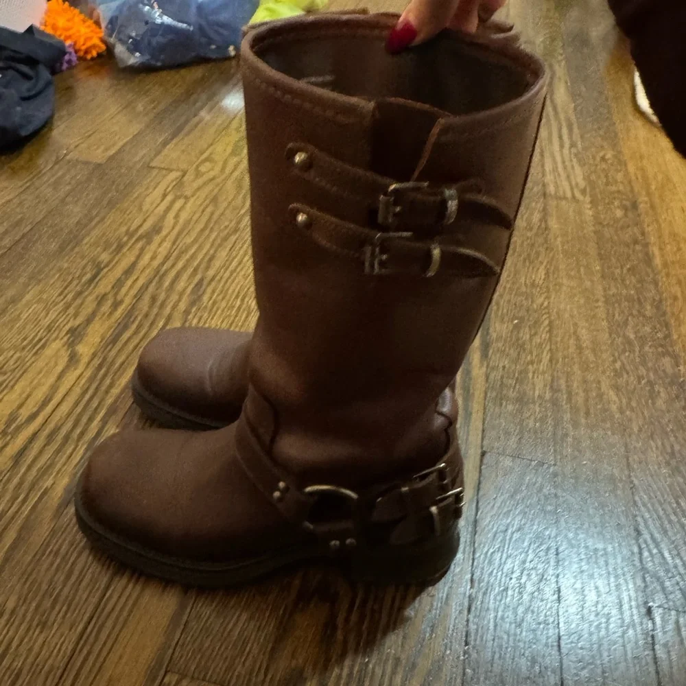 Steve Madden Astor Boot Brown Leather - Picture 6 of 8